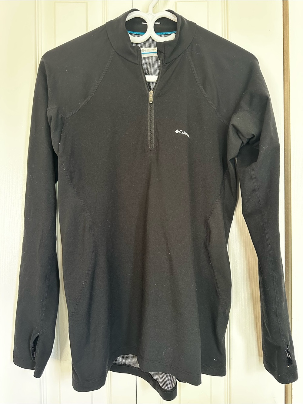 Columbia Black women’s Zip-Up Lightweight Omniheat Pullover #52